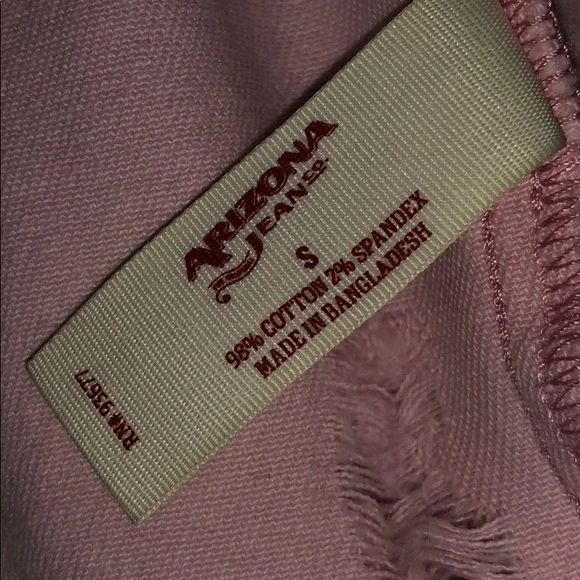 New Arizona Co. distressed pink jean jacket - Picture 8 of 8